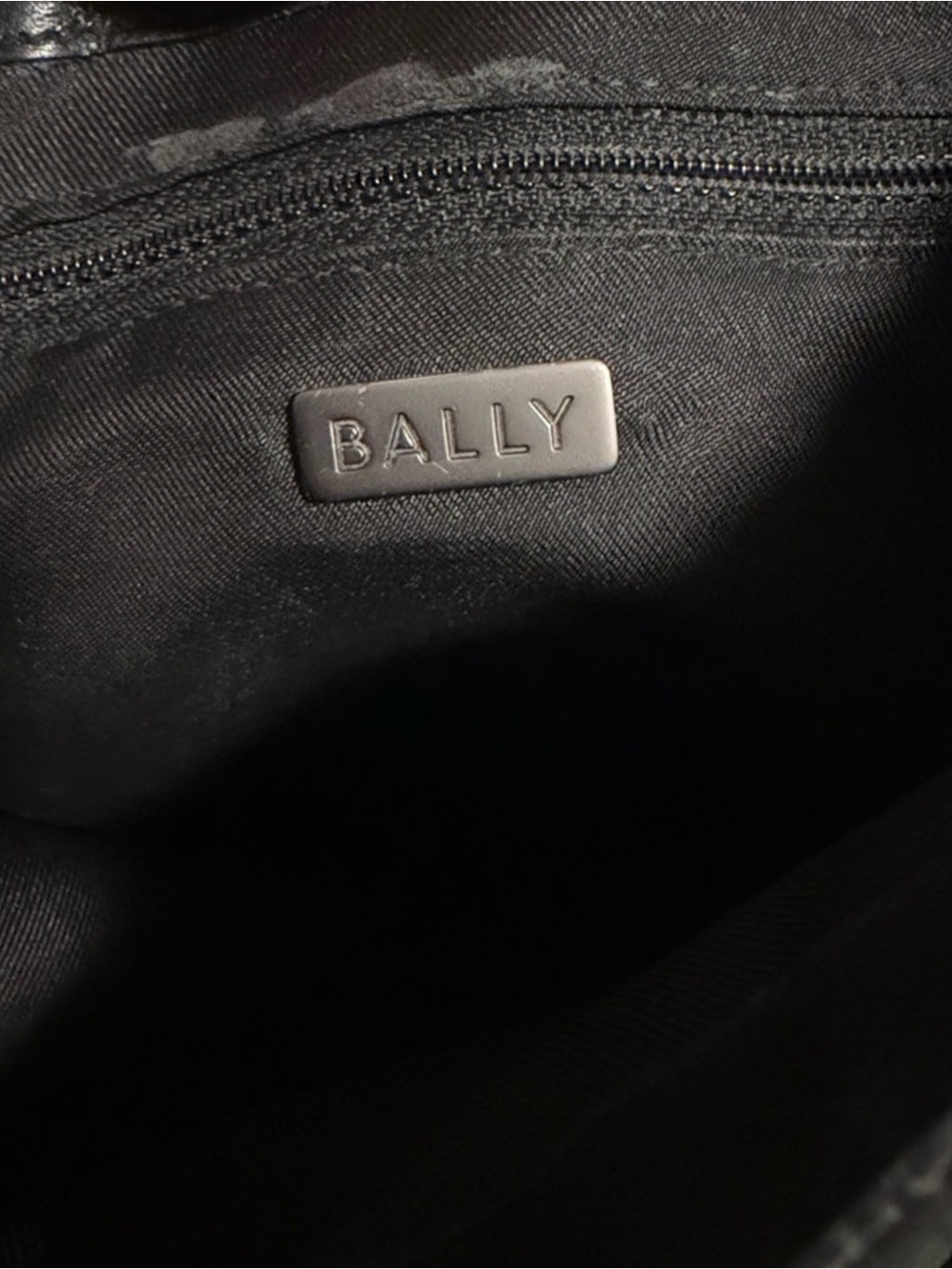 Bally Authentic Nylon/leather Black Crossbody Shoulder Bag - Picture 7 of 7